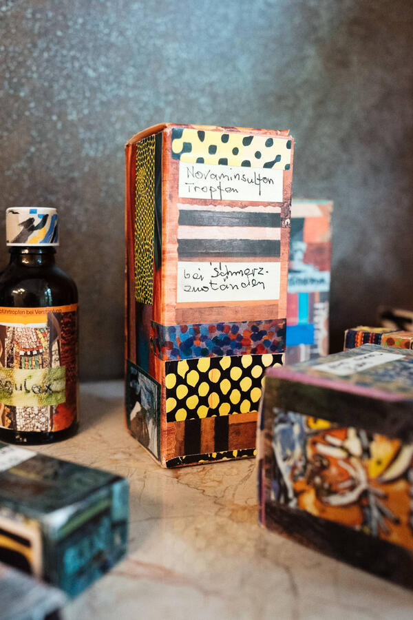 Collagen von Michael Pleißner, Foto: Maximilian Koppernock